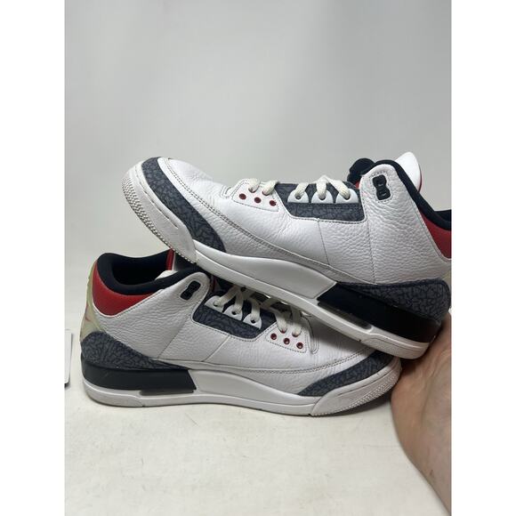 Jordan 3 Retro Denim SE‎ Fire Red 2020 | Size 13M main image 11